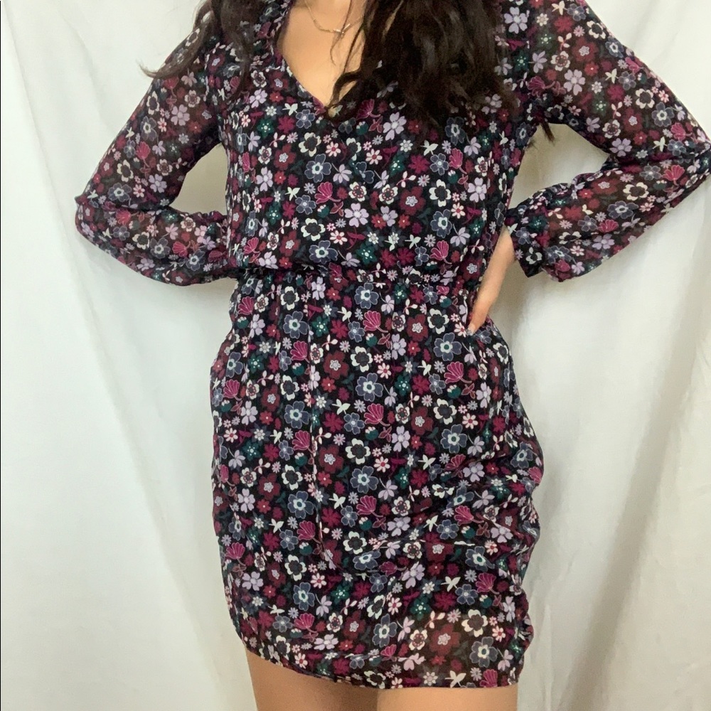 Floral Long sleeve Dress